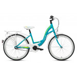 Detský bicykel 24 Kands Vittoria oceľ. 3 prevodový Nexus Modro-biely